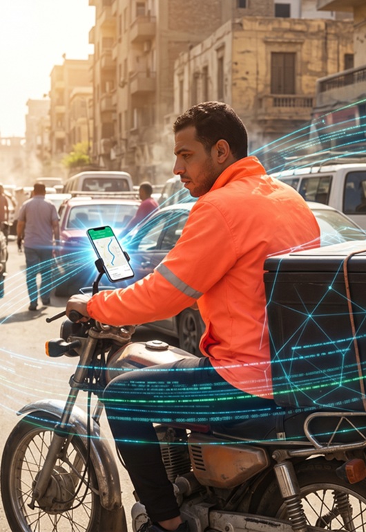أجساد على عجلات: عمال التوصيل «الدليفري» في فخ اقتصاد المنصات الرقمية