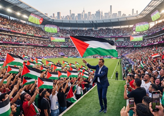 فلسطين في مونديال 2026: كيف تحولت المدرجات إلى استفتاء شعبي لرفض التطبيع؟